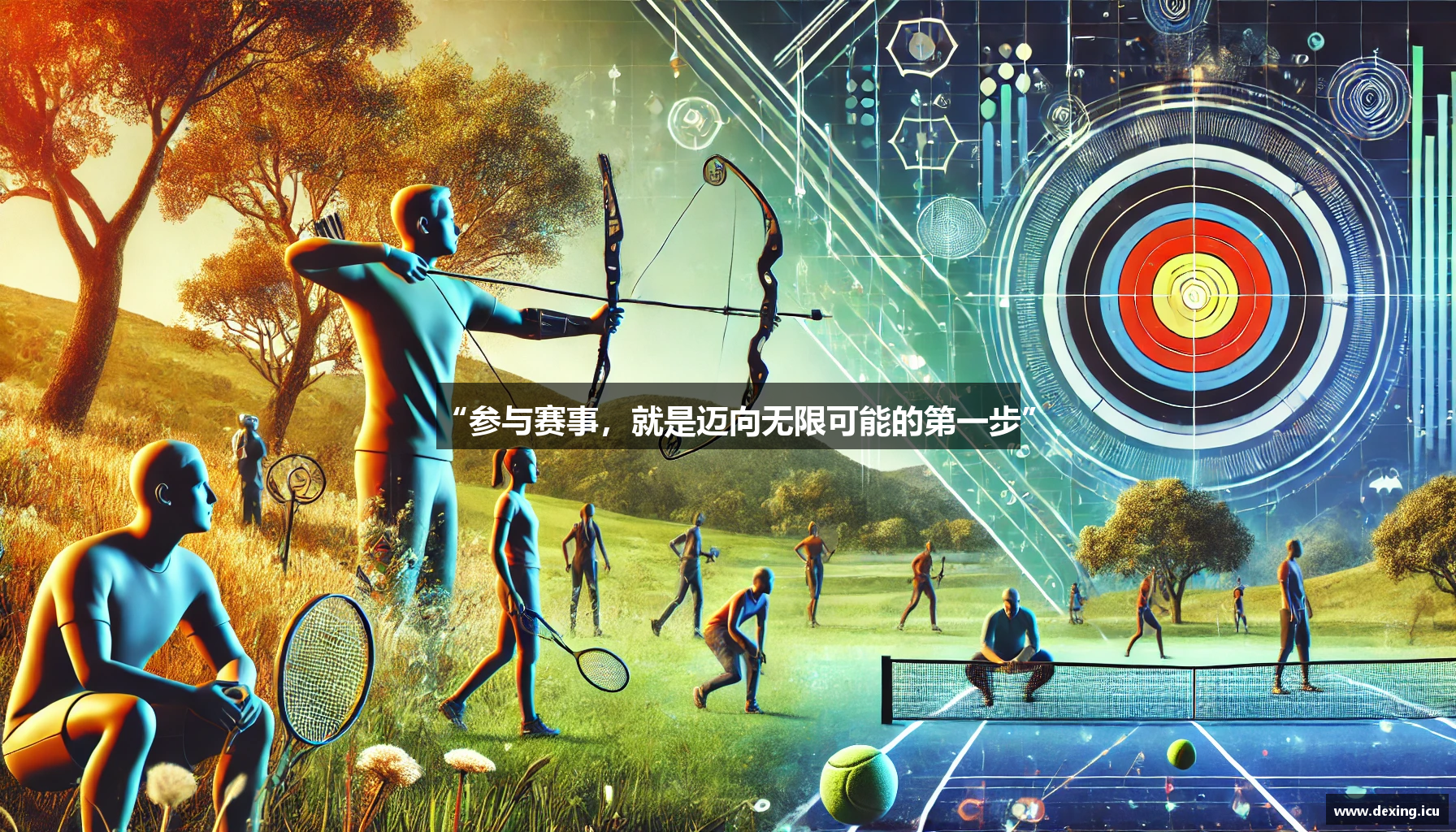 “参与赛事，就是迈向无限可能的第一步”